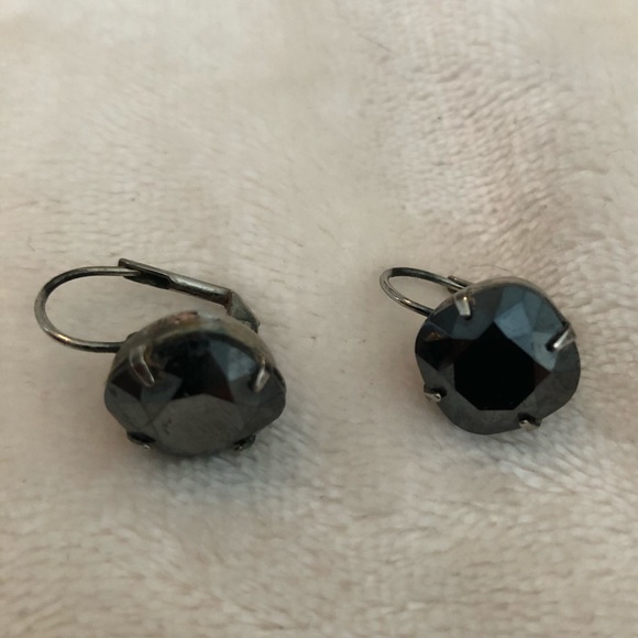 Sorrelli Elegant Black Stone Earrings - Picture 1 of 3